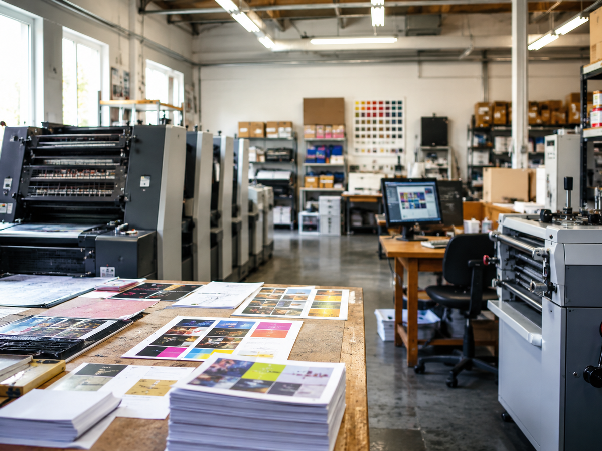 Established Commercial Printing Business - Real Estate Available